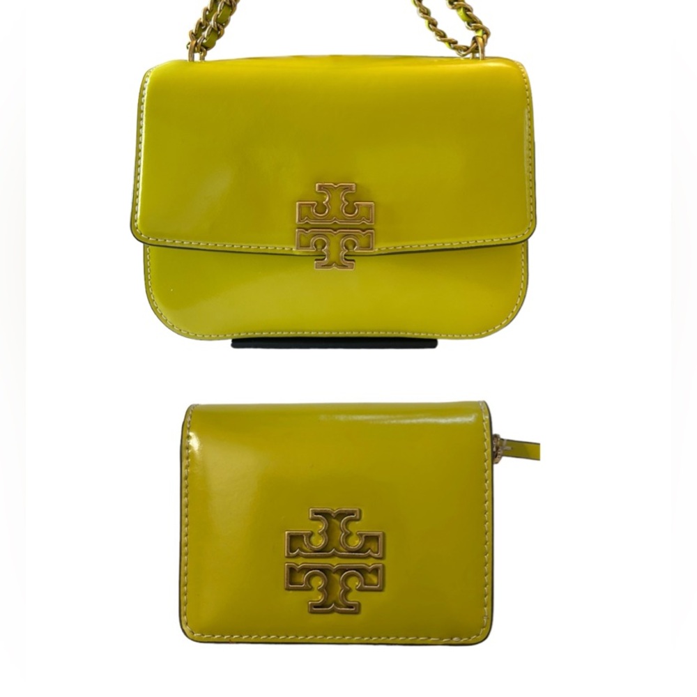 131 NWT Preloved Tory Burch Crossbody Bag and Wallet Set (Unused)